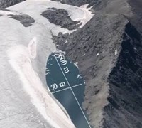 Un lago sul ghiacciaio del Rocciamelone minacciava Novalesa e Bessans