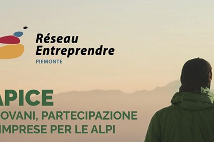 Cover APICE_Locandina APICE: INCUBAZIONE E SOSTEGNO ALLE IMPRESE GIOVANILI NELLE VALLI SUSA E SOANA