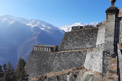 Il Forte di Fenestrelle ed il paravalanghe di Pequerel