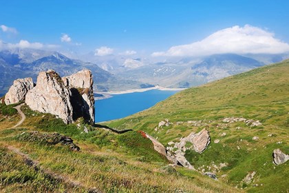 Il Forte Roncia e la Cima Nunda, affacciata su Val Cenis