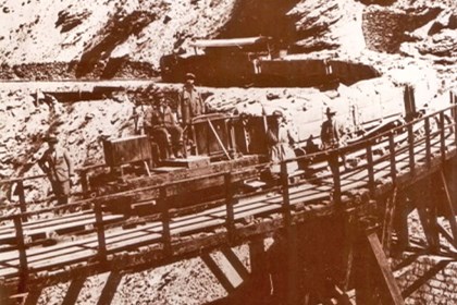 La Ferrovia Decauville, che da Bardonecchia arrivava alla diga di Rochemolles