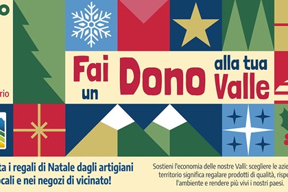 Natale 2024_cover ANCHE QUEST'ANNO A NATALE "FAI UN DONO ALLA TUA VALLE"