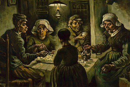Vincent_van_Gogh_-_The_potato_eaters_-_Google_Art_Project Un tempo era la “Tartifla”, da cui l’attuale “Tartiflette”: piccola storia della patata