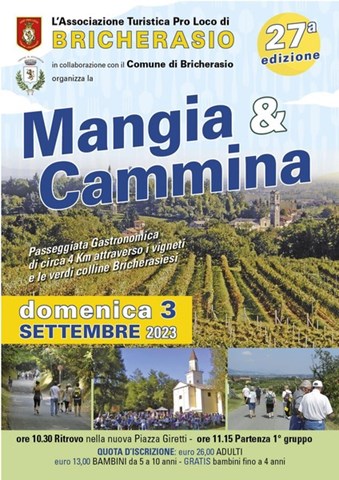 Bricherasio, Mangia & Cammina tra vigneti e colline