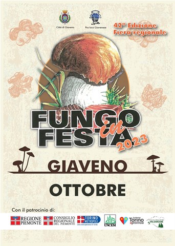 Giaveno, Fungo in Festa domenica 22 ottobre. 42 ª edizione per la fiera dedicata ai boleti, con il ritorno del Palafungo 