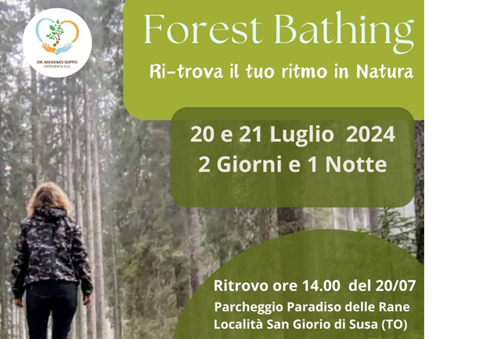 FOREST BATHING: dal 20 al 21 luglio