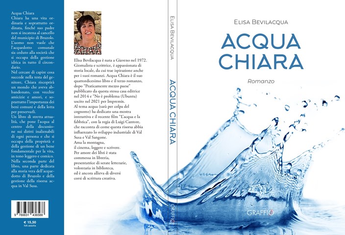 PRESENTAZIONE DI "ACQUA CHIARA", IL NUOVO LIBRO DI ELISA BEVILACQUA 