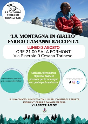 La montagna in giallo - Enrico Camanni 