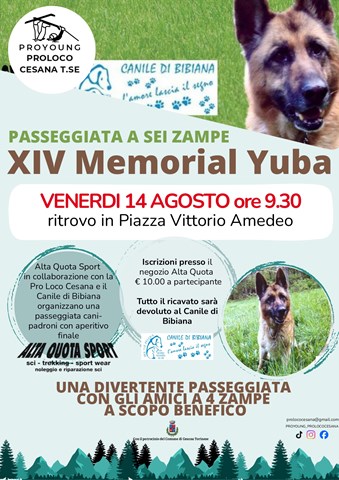 Passeggiata a sei zampe - XIV Memorial Yuba