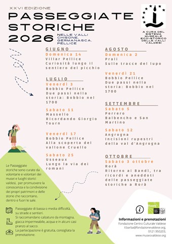 Passeggiate storiche 2026