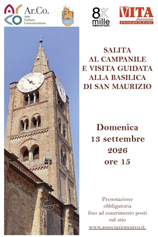 Salita al Campanile e visita alla Basilica di San Maurizio