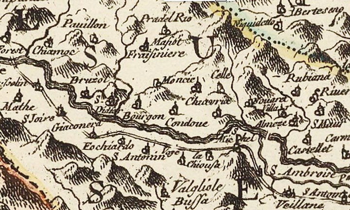 QUANDO, ANCHE IN BASSA VALLE, I TOPONIMI ERANO FRANCESI
