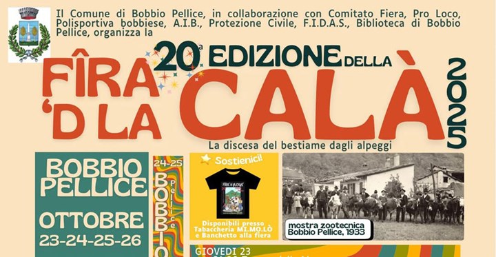 "FIRA 'D LA CALÀ", FIERA D’AUTUNNO A VILLAR PELLICE