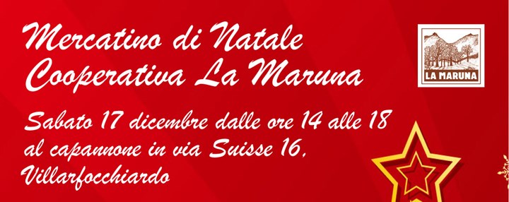 Mercatino di Natale alla Cooperativa La Maruna