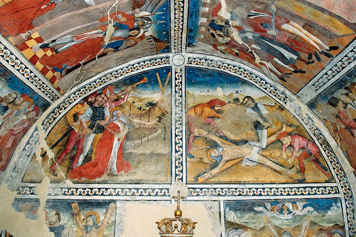 Chiomonte_ Ramats_ Cappella S. Andrea_ Affresco_ Interno Chiomonte, Ramats, Cappella S. Andrea, Affresco, Interno.jpg