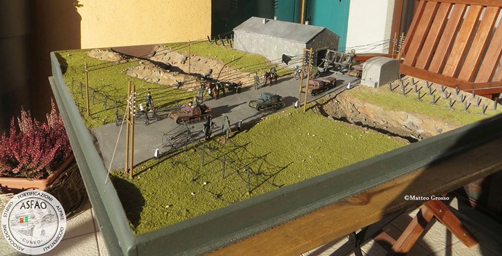 1 Diorama Sbarramento anticarro Moncenisio 1 Diorama Sbarramento anticarro Moncenisio.jpg