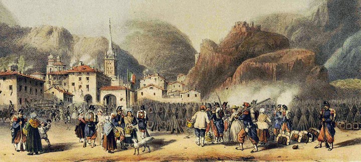 Susa - Bivacco delle truppe francesi 1796-1816: al Moncenisio un eccezionale andirivieni di capolavori artistici