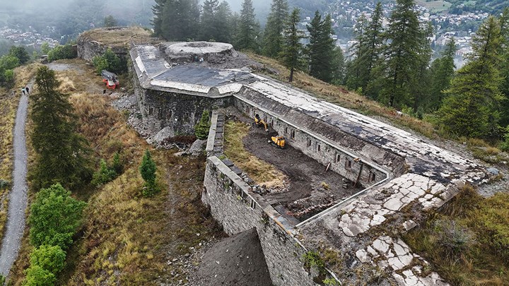 AL FORTE BRAMAFAM SI LAVORA PER IL RECUPERO DELLA "GALLERIA DI GOLA"