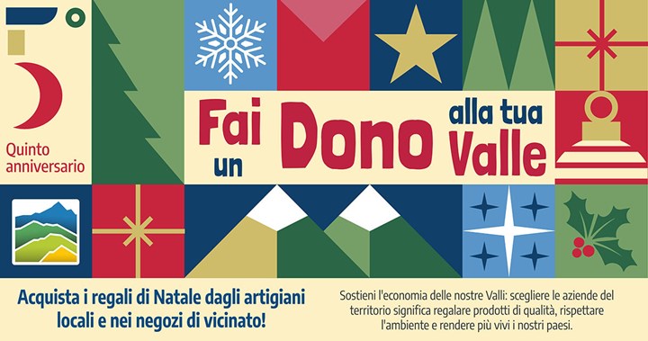 Natale 2024_cover ANCHE QUEST'ANNO A NATALE "FAI UN DONO ALLA TUA VALLE"