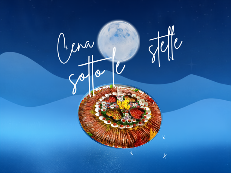 Cena sotto le stelle con paella