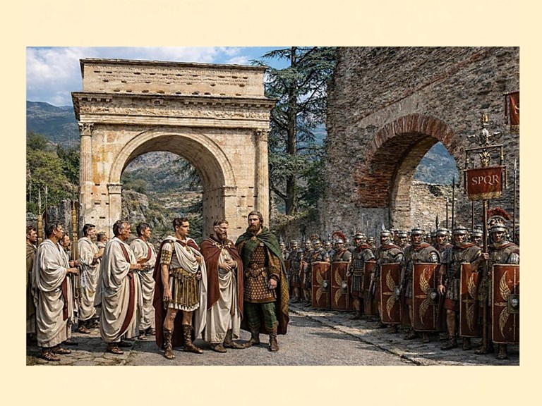 Augusto alla Porta di Susa 