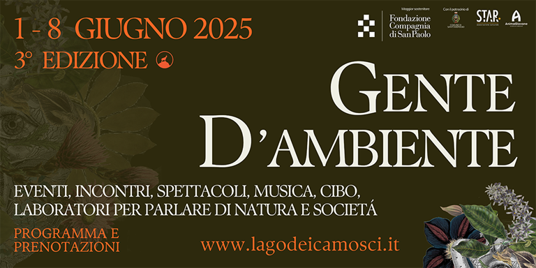Banner FB Gente d'Ambiente 2025 "GENTE D’AMBIENTE 2025" al LAGO DEI CAMOSCI