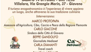 A GIAVENO CONVEGNO SU FUNGO E TURISMO ENOGASTRONOMICO