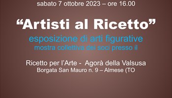 Al Ricetto di Almese mostra degli artisti del Piemonte Artistico Culturale. Fino al 29 ottobre le opere di 24 artisti del territorio torinese