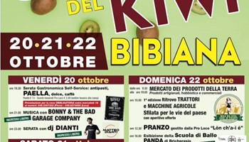 La Sagra del Kiwi animerà Bibiana il 20, 21 e 22 ottobre. 24ª edizione per la vetrina della produzione frutticola del pinerolese 