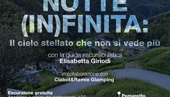 Notte (in)finita: escursione con apericena