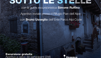 Camminando sotto le stelle a Usseaux