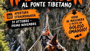 Halloween al ponte Tibetano Cesana-Claviere