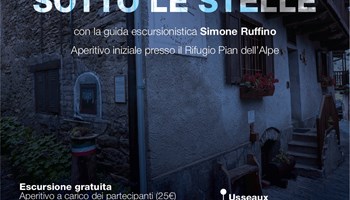 Camminando sotto le stelle a Usseaux