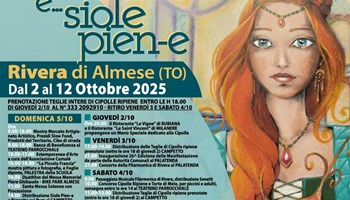 RIVERA DI ALMESE DAL 2 AL 12 OTTOBRE CELEBRA LE SIÔLE PIENE