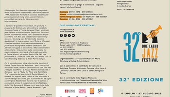 Due Laghi Jazz Festival 2025: dal 17 al 27 luglio