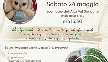 Laboratorio di Amigurumi all’Ecomuseo di Coazze