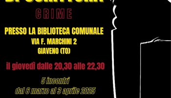 A Giaveno un corso di scrittura crime