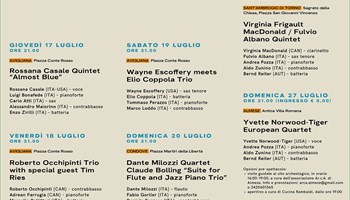 Due Laghi Jazz Festival 2025: dal 17 al 27 luglio