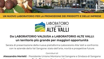 Laboratorio Alte Valli si presenta in Val Sangone