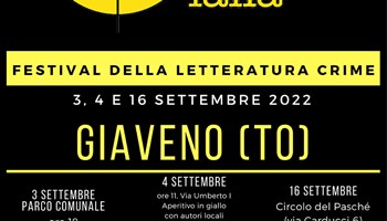 Il 3 e 4 settembre prima edizione del Festival "Giaveno Gialla"