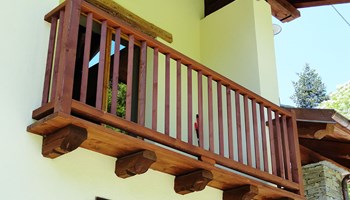 Tron balcone Falegnameria artigianale Gino Tron