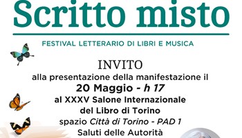 Il Centro Valdese al Salone del Libro presenta "Scritto Misto"