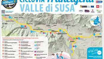 Ciclovia Francigena, già percorribili i primi 40 km, da Caselette a Villar Focchiardo