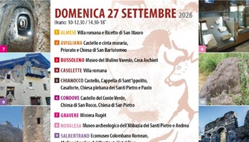 Giornata del patrimonio archeologico valsusino 2026: Patrimonio in pericolo